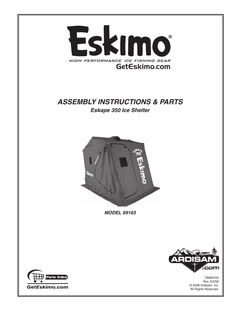 Eskimo 69163 User Manual | 16 pages