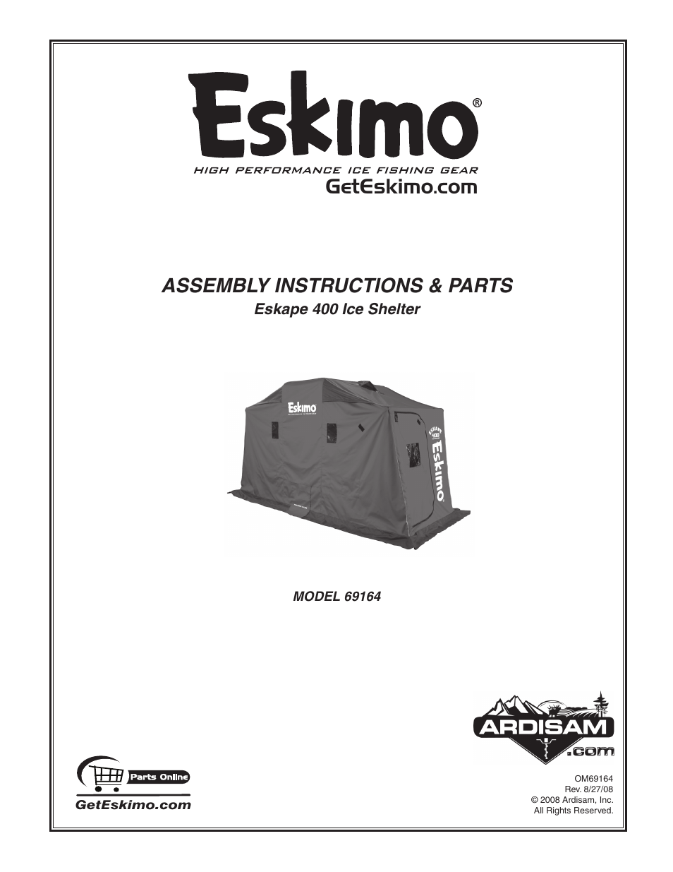 Eskimo 69164 User Manual | 16 pages