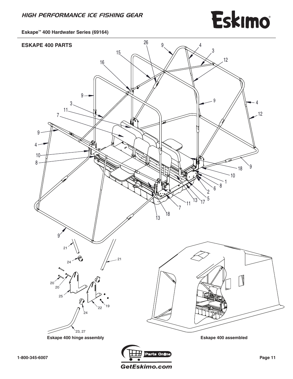 Eskimo 69164 User Manual | Page 11 / 16