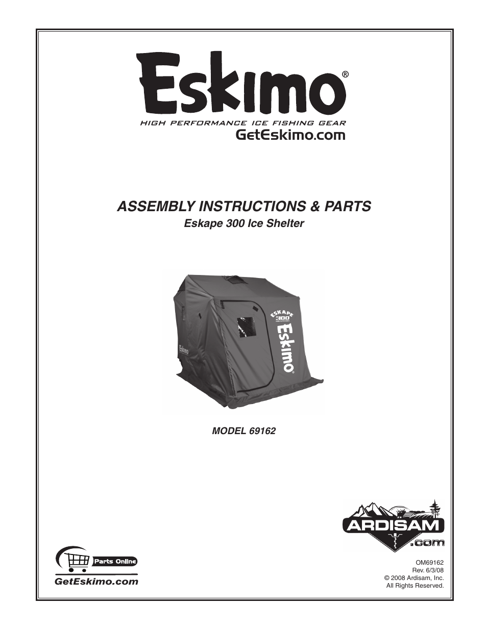 Eskimo 69162 User Manual | 16 pages