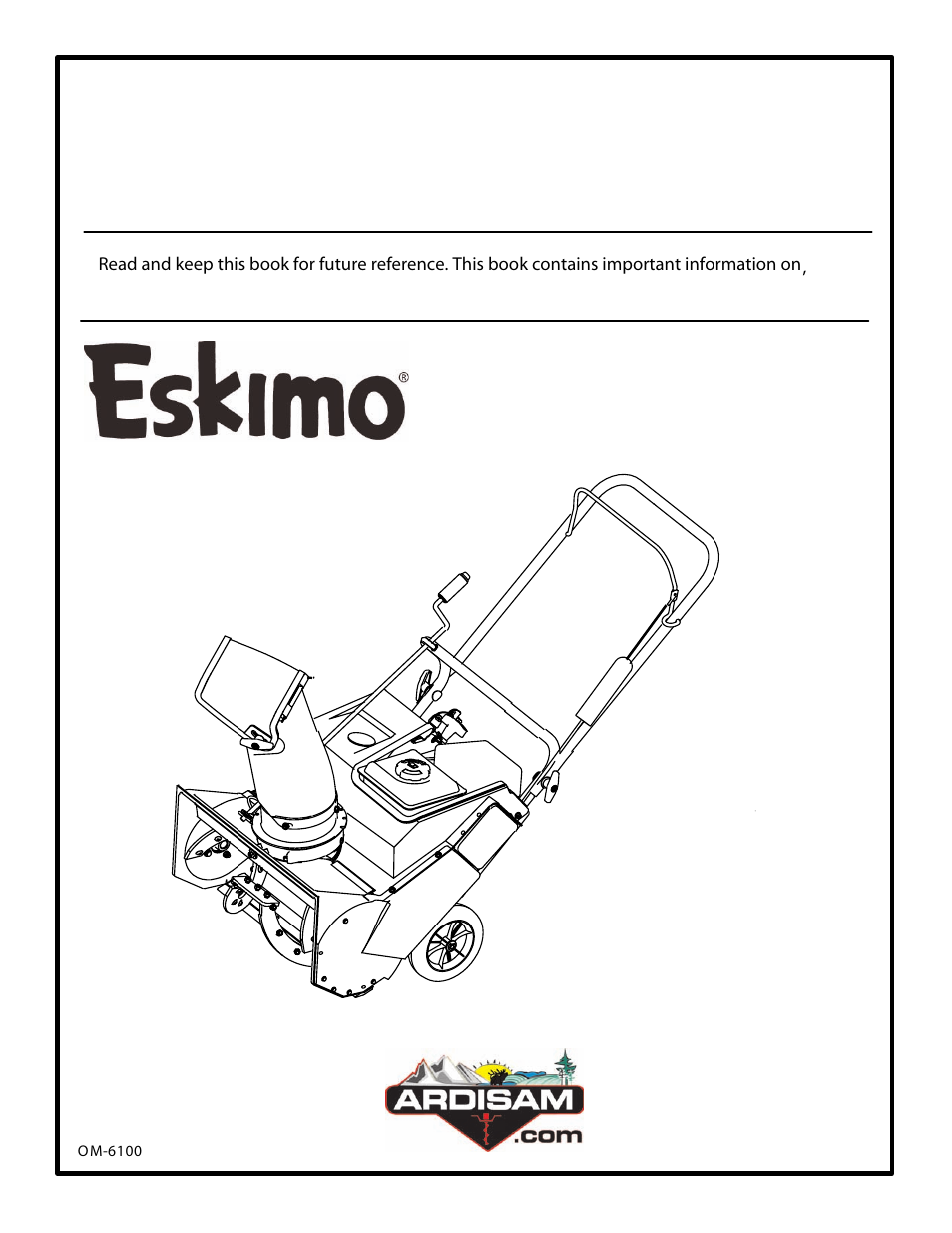 Eskimo 6100 User Manual | 27 pages