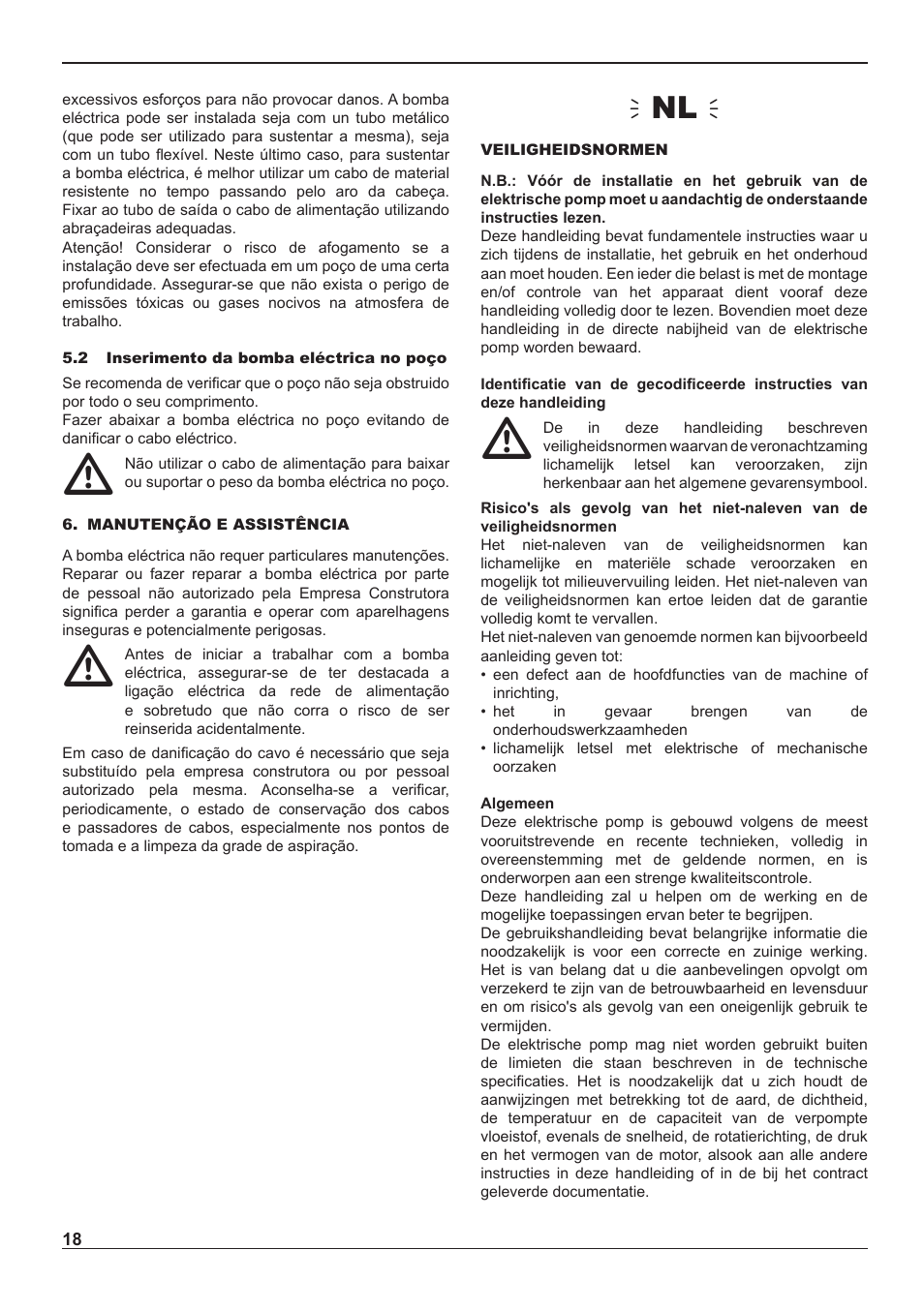 Ñnl ò | E-Tech ES series 5" close-coupled pumps User Manual | Page 18 / 40