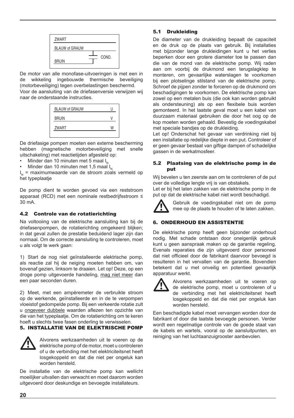 E-Tech ES series 5" close-coupled pumps User Manual | Page 20 / 40