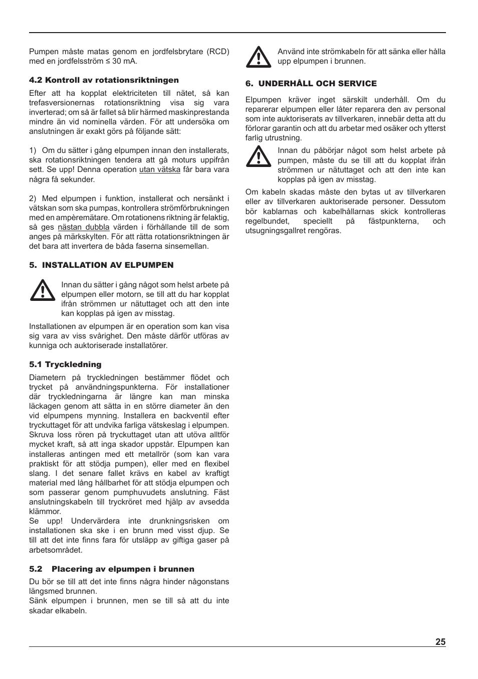 E-Tech ES series 5" close-coupled pumps User Manual | Page 25 / 40