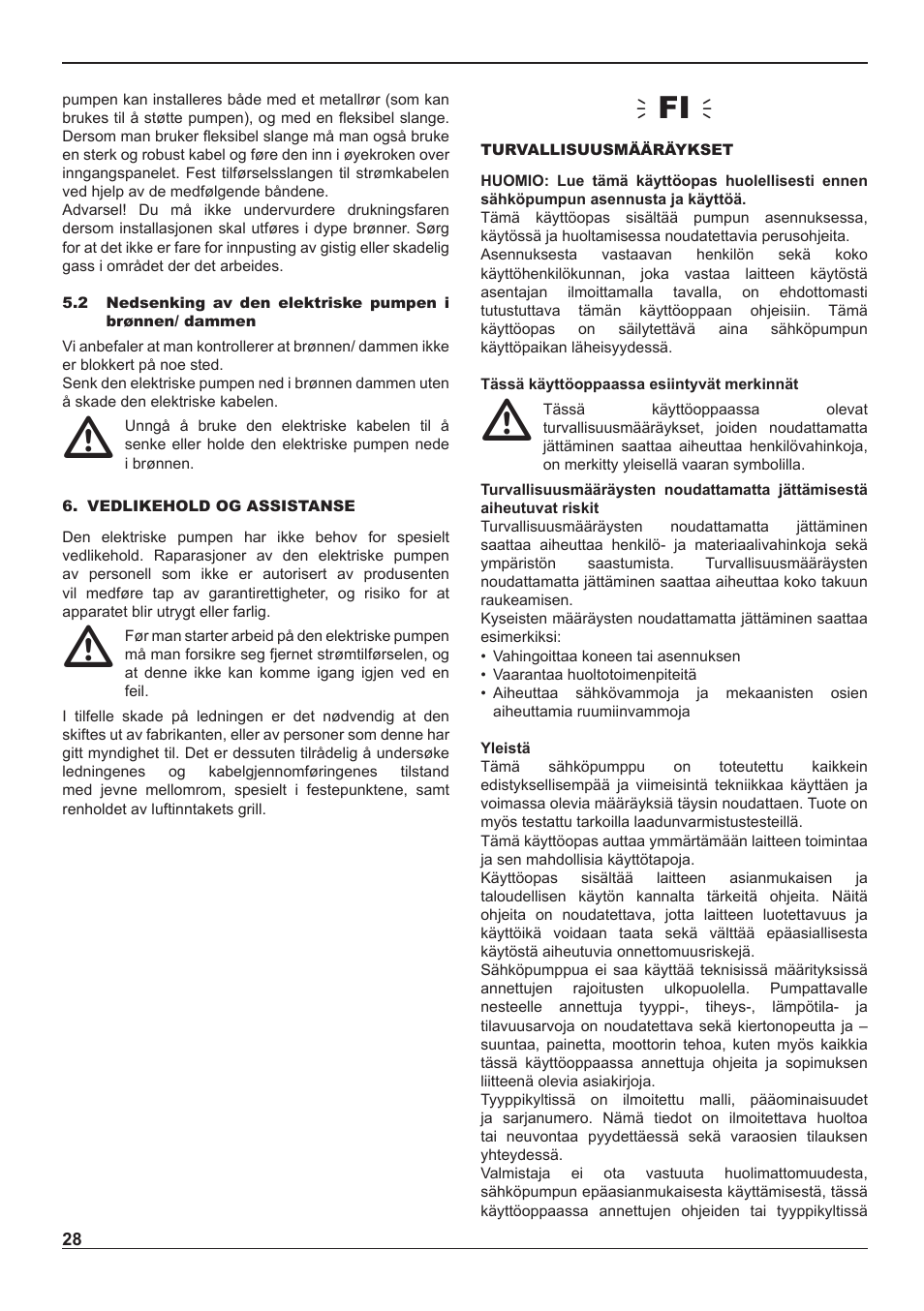 Ñfi ò | E-Tech ES series 5" close-coupled pumps User Manual | Page 28 / 40