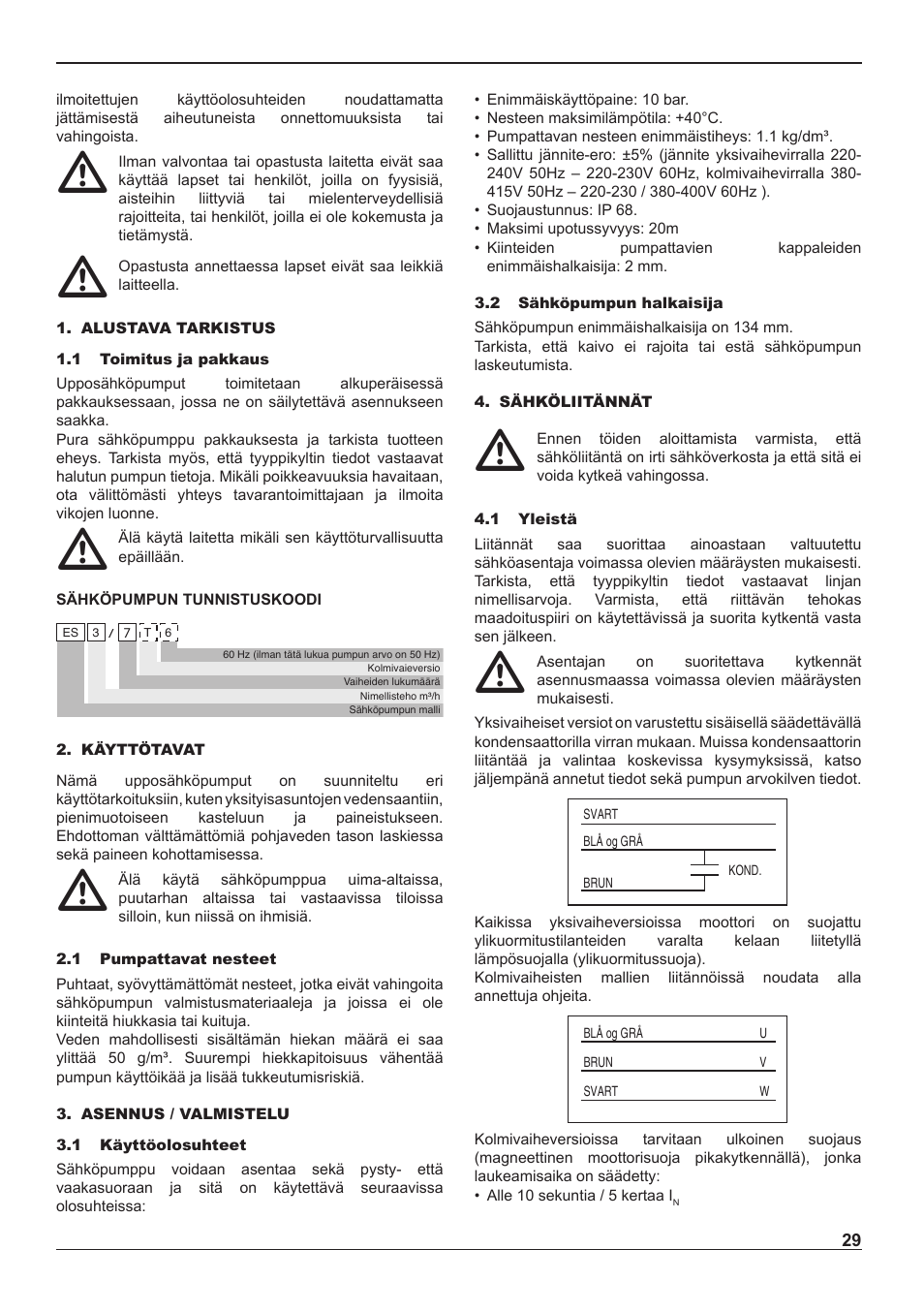 E-Tech ES series 5" close-coupled pumps User Manual | Page 29 / 40