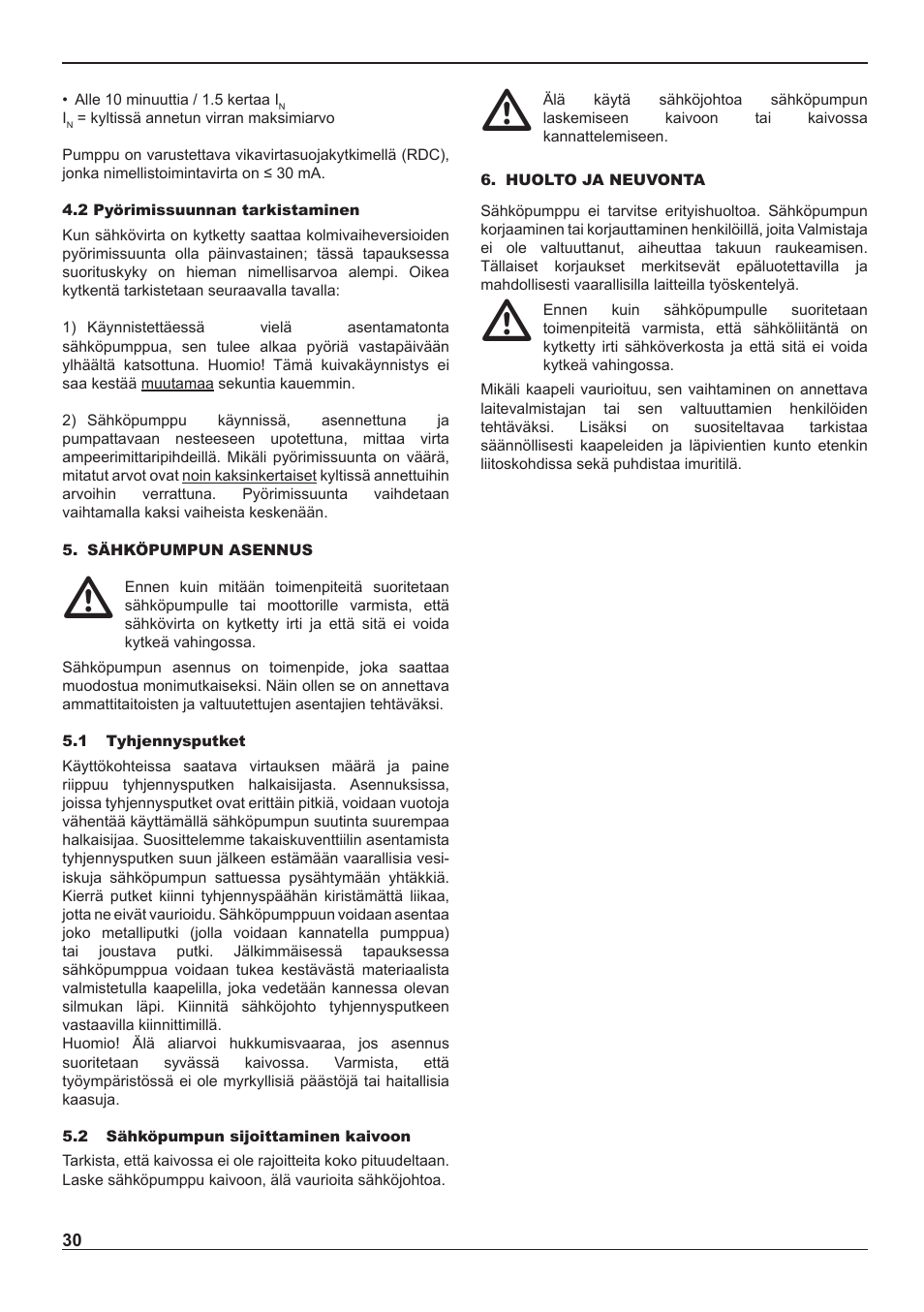 E-Tech ES series 5" close-coupled pumps User Manual | Page 30 / 40