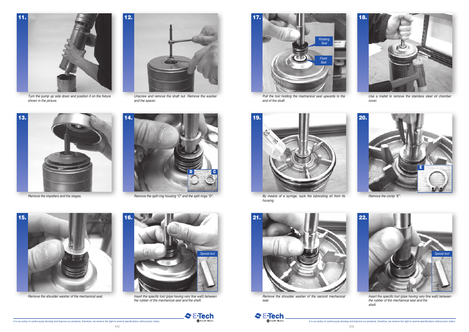 E-Tech ES series 5" close-coupled pumps User Manual | Page 3 / 11