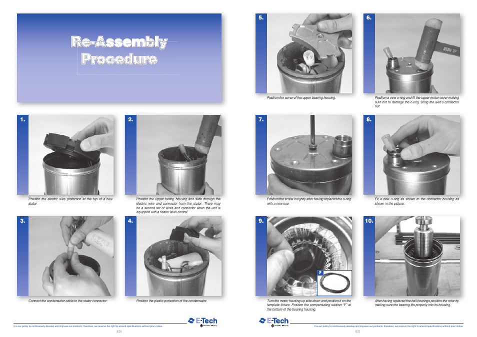 E-Tech ES series 5" close-coupled pumps User Manual | Page 5 / 11