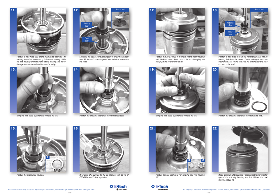 E-Tech ES series 5" close-coupled pumps User Manual | Page 6 / 11