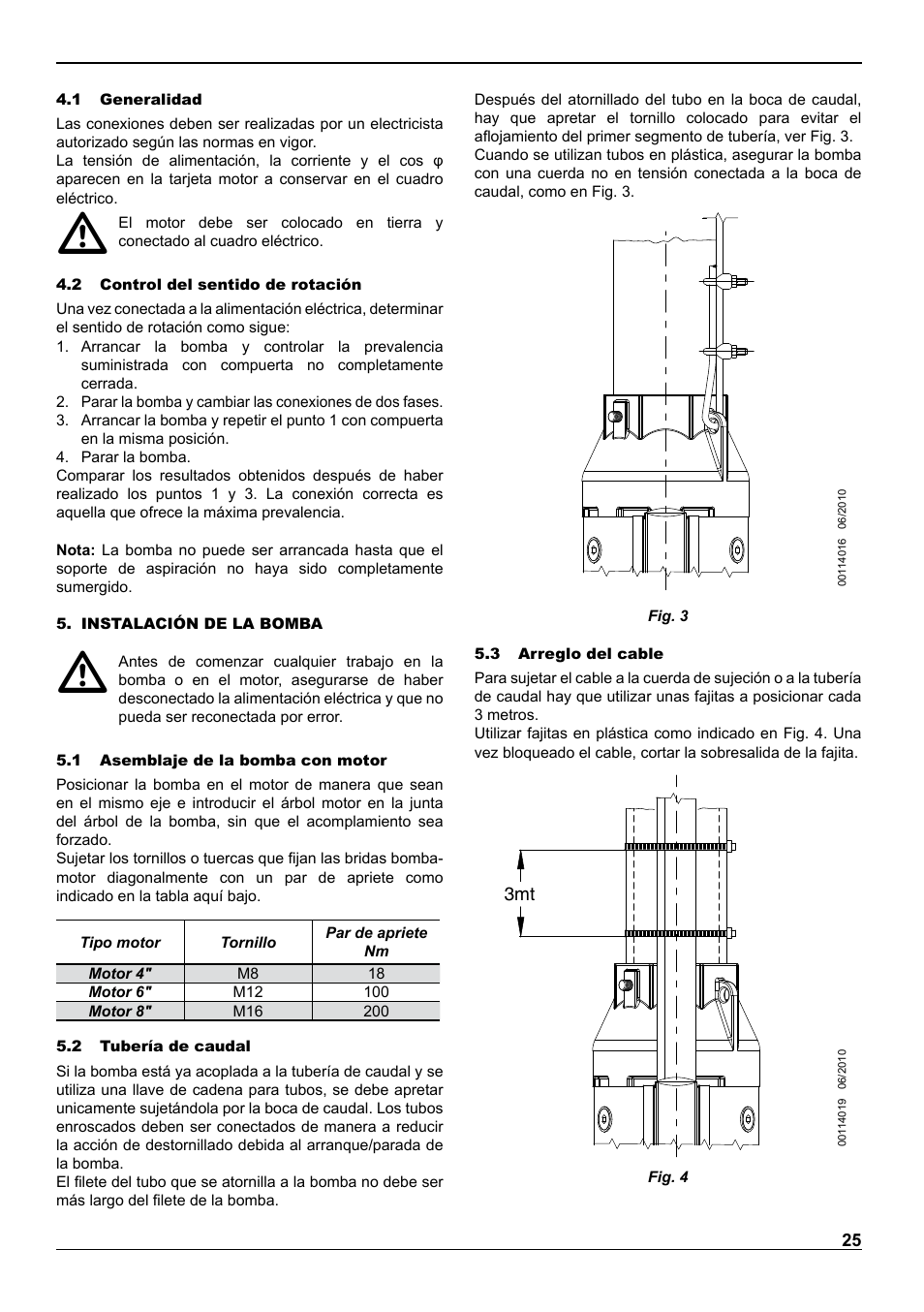 E-Tech VS series 8" submersible pumps User Manual | Page 25 / 76