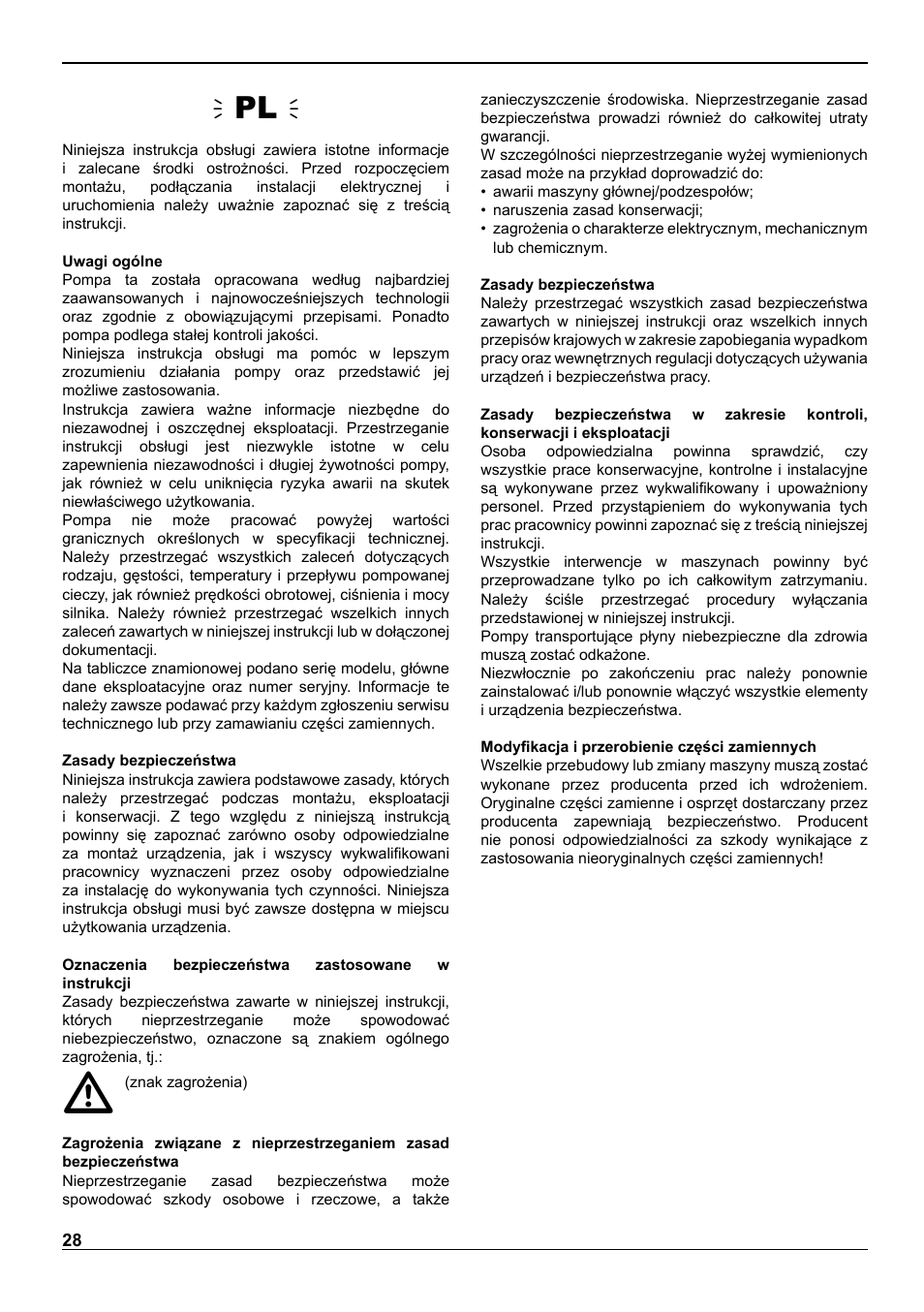 Ïpl ð | E-Tech VS series 8" submersible pumps User Manual | Page 28 / 76