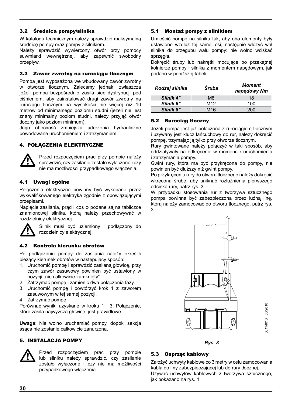 E-Tech VS series 8" submersible pumps User Manual | Page 30 / 76