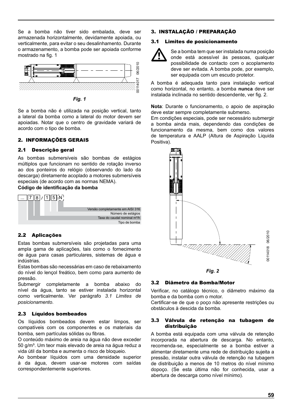 E-Tech VS series 8" submersible pumps User Manual | Page 59 / 76