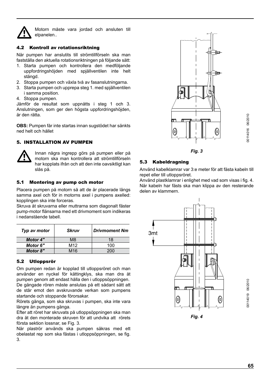 E-Tech VS series 8" submersible pumps User Manual | Page 65 / 76