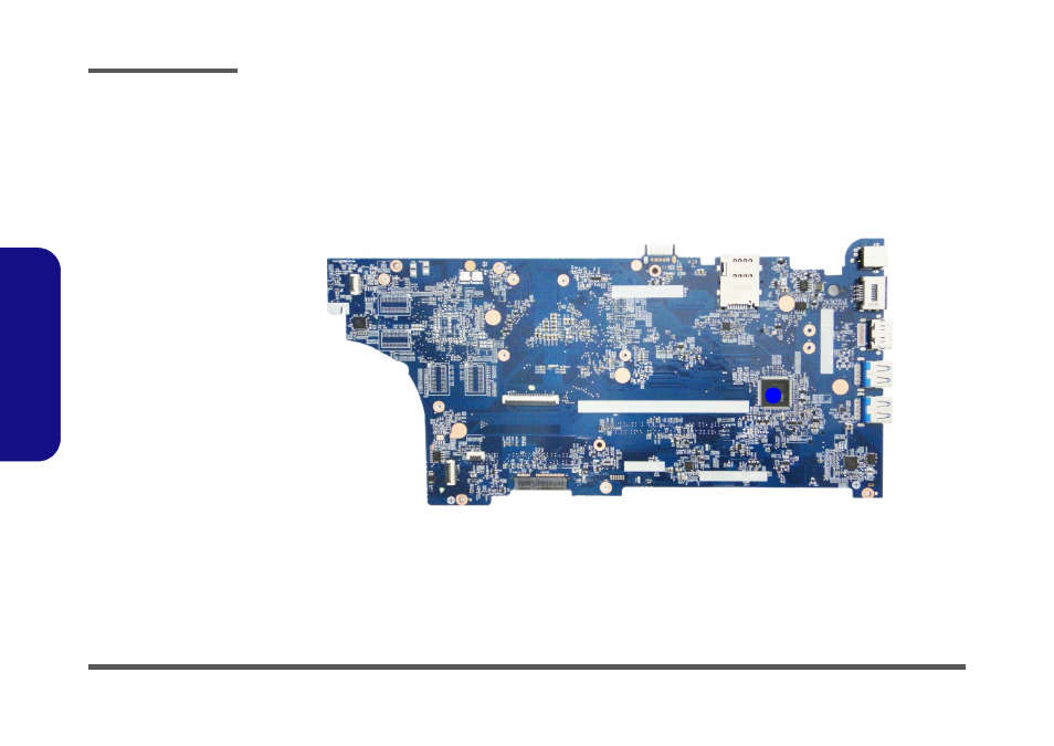 Mainboard overview - top (key parts), Mainboard overview - top (key parts) -8 | Eurocom Armadillo 2 User Manual | Page 20 / 90