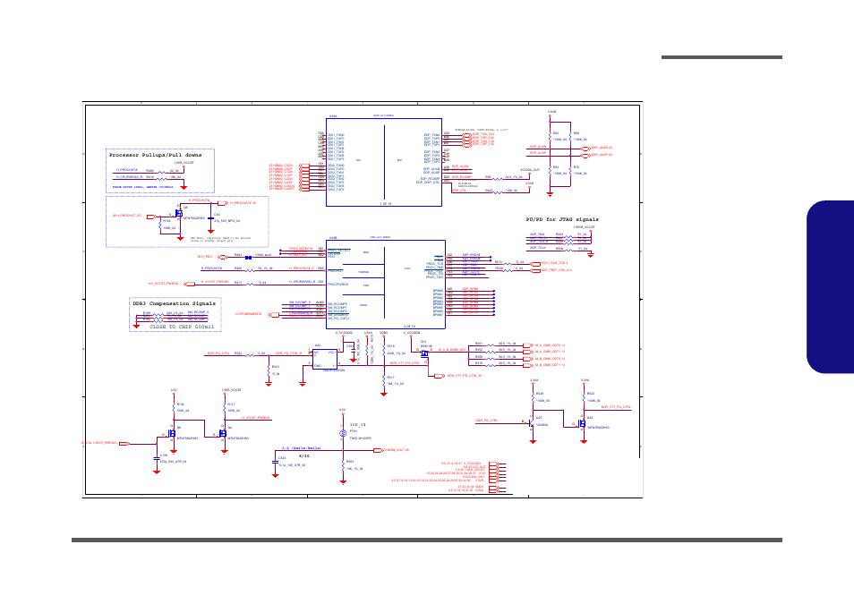 Processor 1/11, Sheet 2 of 42 processor 1/ 11, B.schematic diagrams | Schematic diagrams processor 1/11 b - 3, ᙔ!ϻ!ႝ!တ!!dmfwp!dp | Eurocom Armadillo 2 User Manual | Page 47 / 90