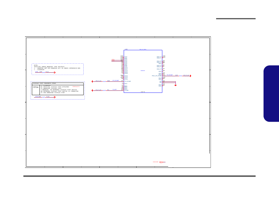 Processor 11/11, Sheet 12 of 42 processor 11/11, B.schematic diagrams | ᙔ!ϻ!ႝ!တ!!dmfwp!dp, Cfg4 | Eurocom Armadillo 2 User Manual | Page 57 / 90