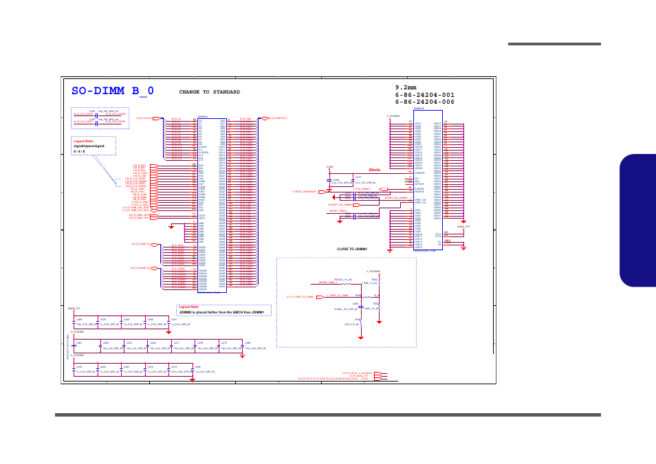Ddr3 so-dimm_1, Sheet 14 of 42 ddr3 so-dimm_1, So-dimm b_0 | B.schematic diagrams, Schematic diagrams ddr3 so-dimm_1 b - 15, ᙔ!ϻ!ႝ!တ!!dmfwp!dp, Change to standard, 14]ddr3 so-dimm_b_0 | Eurocom Armadillo 2 User Manual | Page 59 / 90