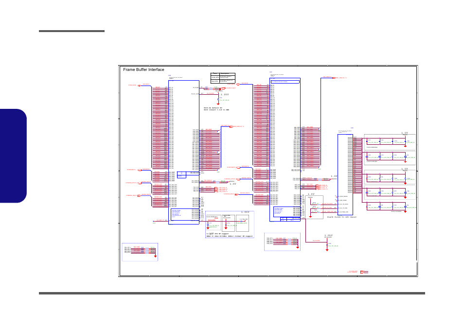 Vga frame buffer interface, Sheet 17 of 42 vga frame buffer interface, B.schematic diagrams | Frame buffer interface, ᙔ!ϻ!ႝ!တ!!dmfwp!dp | Eurocom Armadillo 2 User Manual | Page 62 / 90