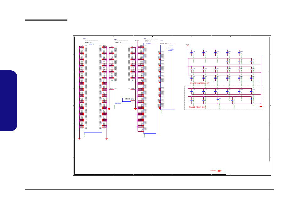 Vga nvvdd decoupling, Sheet 21 of 42 vga nvvdd decoupling, B.schematic diagrams | Schematic diagrams b - 22 vga nvvdd decoupling, ᙔ!ϻ!ႝ!တ!!dmfwp!dp, 21] vga nvvdd cecoupling | Eurocom Armadillo 2 User Manual | Page 66 / 90