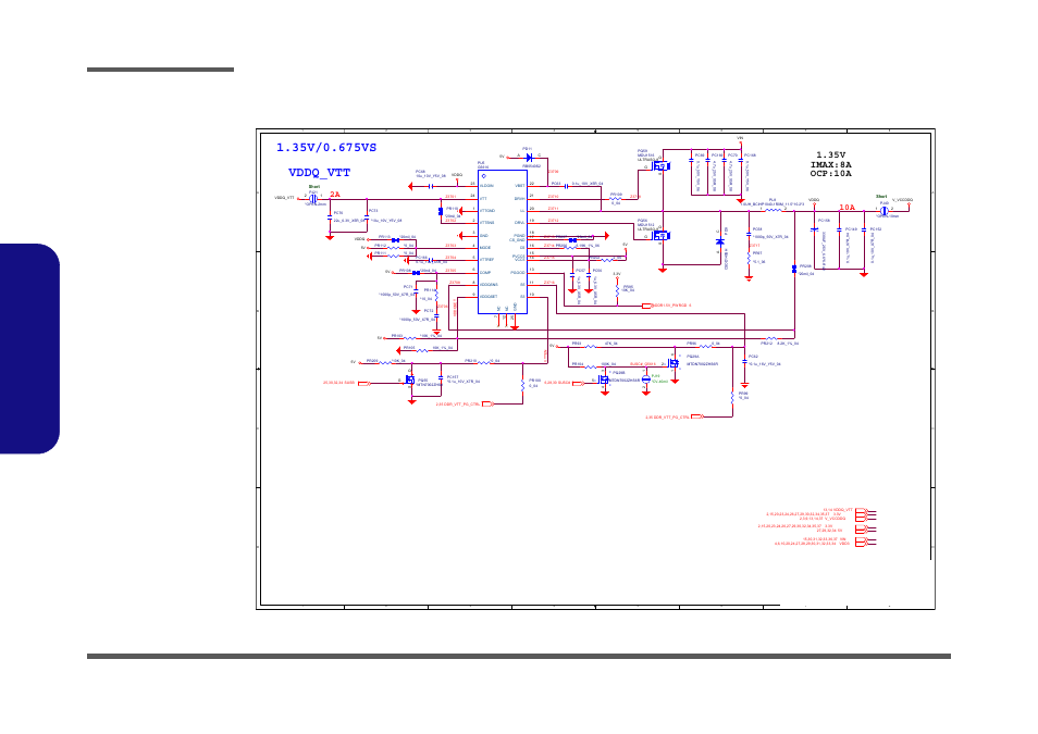 Ddr 1.5v or 1.35v / 0.75vs pch 1.5vs, B.schematic diagrams, Vddq_vtt | ᙔ!ϻ!ႝ!တ!!dmfwp!dp | Eurocom Armadillo 2 User Manual | Page 80 / 90