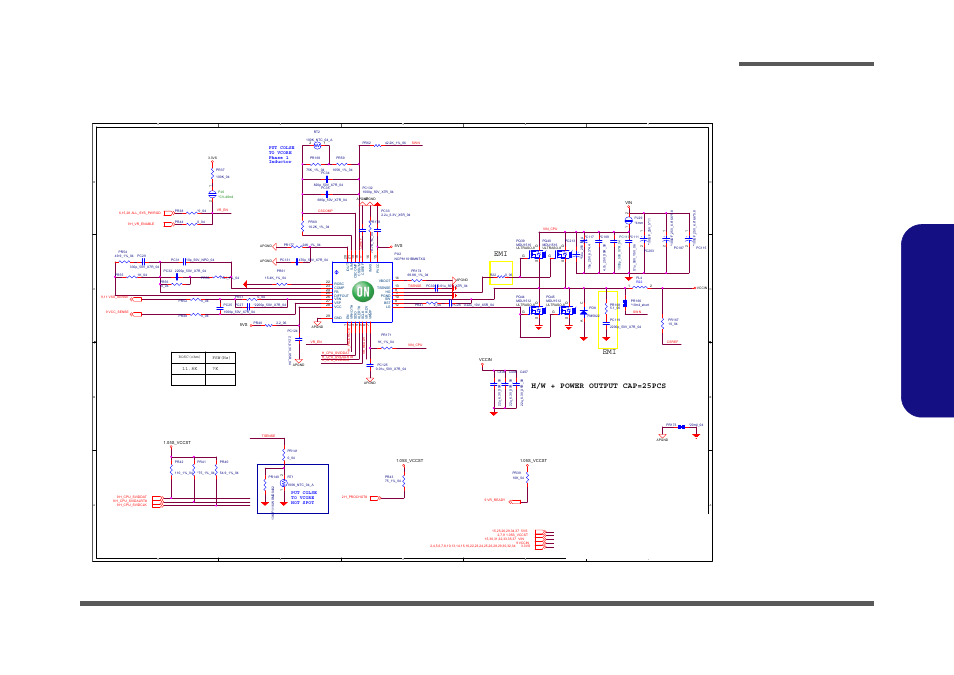 Vcore, Sheet 36 of 42 vcore, B.schematic diagrams | Schematic diagrams vcore b - 37, ᙔ!ϻ!ႝ!တ!!dmfwp!dp, 36]vcore | Eurocom Armadillo 2 User Manual | Page 81 / 90
