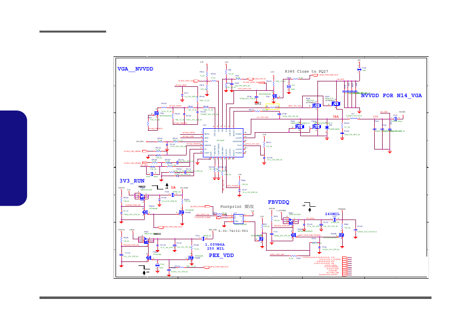 N14p, nvvdd, pex, fbvddq, Sheet 37 of 42 n14p, nvvdd, pex, fbvddq, B.schematic diagrams | Schematic diagrams b - 38 n14p, nvvdd, pex, fbvddq, Vga__nvvdd, Nvvdd for n14_vga, 3v3_run, Fbvddq, Pex_vdd, ᙔ!ϻ!ႝ!တ!!dmfwp!dp | Eurocom Armadillo 2 User Manual | Page 82 / 90