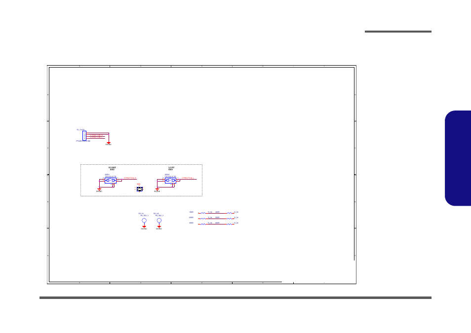 Click board, Sheet 40 of 42 click board, B.schematic diagrams | Schematic diagrams click board b - 41, ᙔ!ϻ!ႝ!တ!!dmfwp!dp | Eurocom Armadillo 2 User Manual | Page 85 / 90