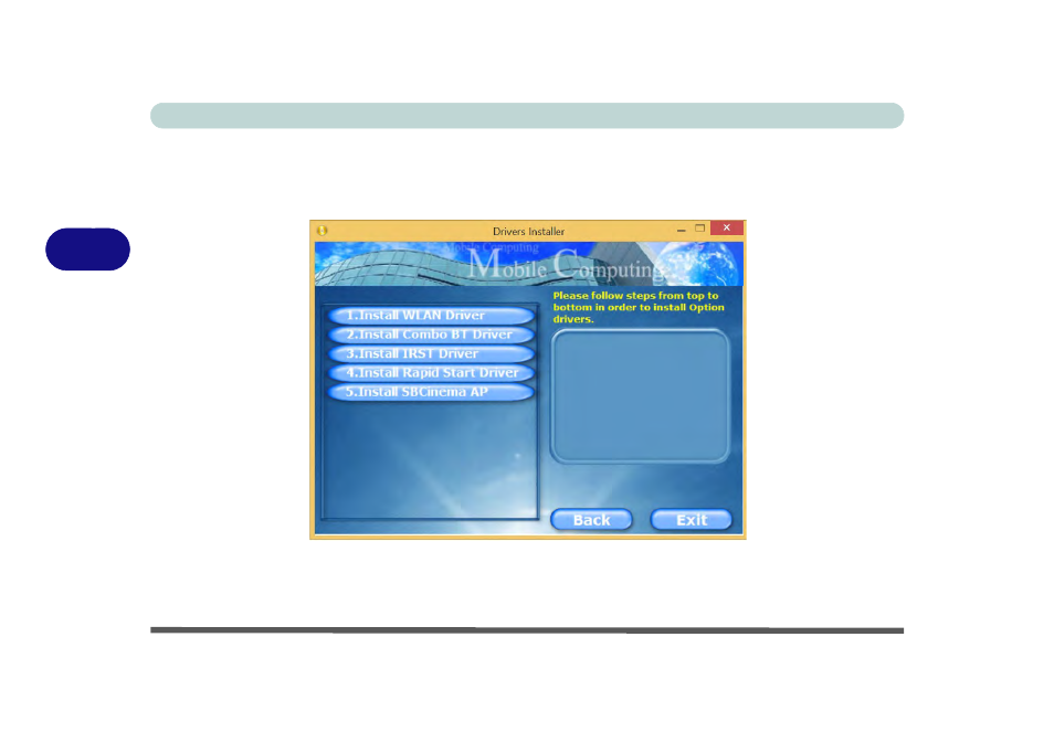 Optional drivers | Eurocom Electra 2 User Manual | Page 120 / 260