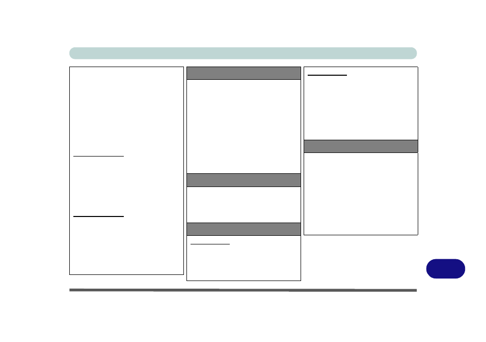 Storage, Audio, Keyboard & pointing device | Interface, Specifications specifications d - 3 | Eurocom Electra 2 User Manual | Page 257 / 260