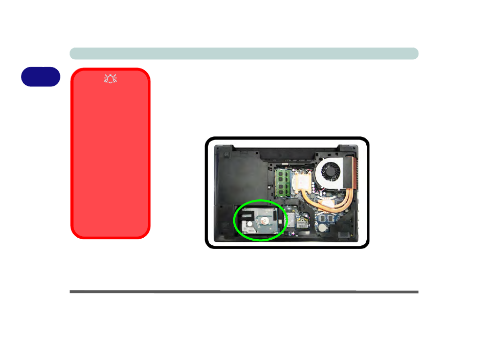 Hard disk drive | Eurocom Electra 2 User Manual | Page 72 / 260