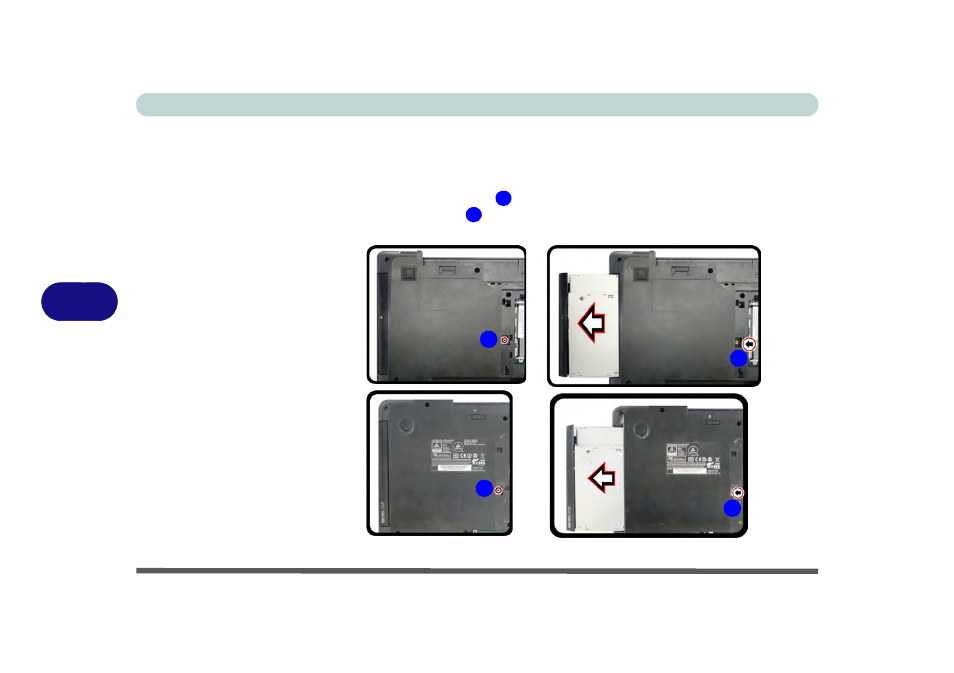Upgrading the optical (cd/dvd) device | Eurocom Electra 3 User Manual | Page 148 / 260
