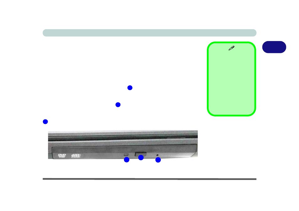 Optical (cd/dvd) device, Loading discs | Eurocom Electra 3 User Manual | Page 73 / 260