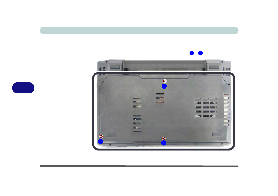 Removing the component bay cover, Removing the component bay cover -6 | Eurocom M3 User Manual | Page 128 / 265