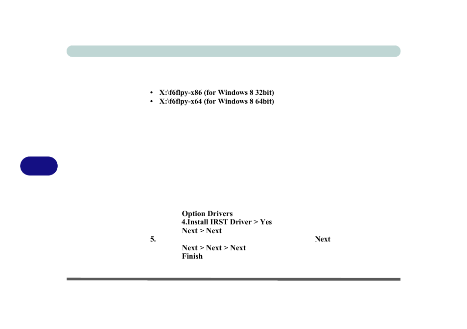 Irst driver installation, Irst driver installation -10 | Eurocom M3 User Manual | Page 146 / 265