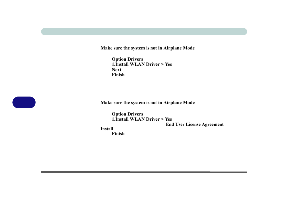 3rd party 802.11b/g/n driver installation, Intel® wlan driver installation | Eurocom M3 User Manual | Page 156 / 265