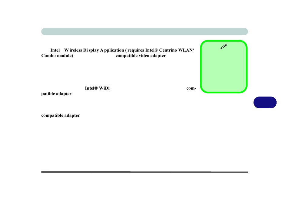 Intel® wireless display application, Intel® wireless display application -55, Intel | Wireless display application | Eurocom M3 User Manual | Page 191 / 265
