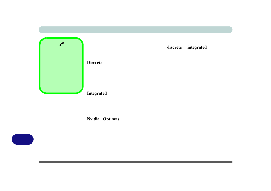 Nvidia® optimus™ technology, Nvidia, Optimus | Technology | Eurocom M3 User Manual | Page 227 / 265