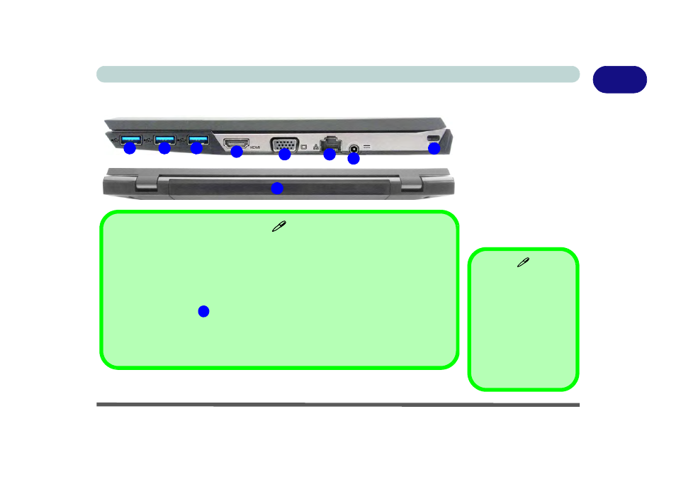 System map: right & rear views, System map: right & rear views -13 | Eurocom M3 User Manual | Page 45 / 265