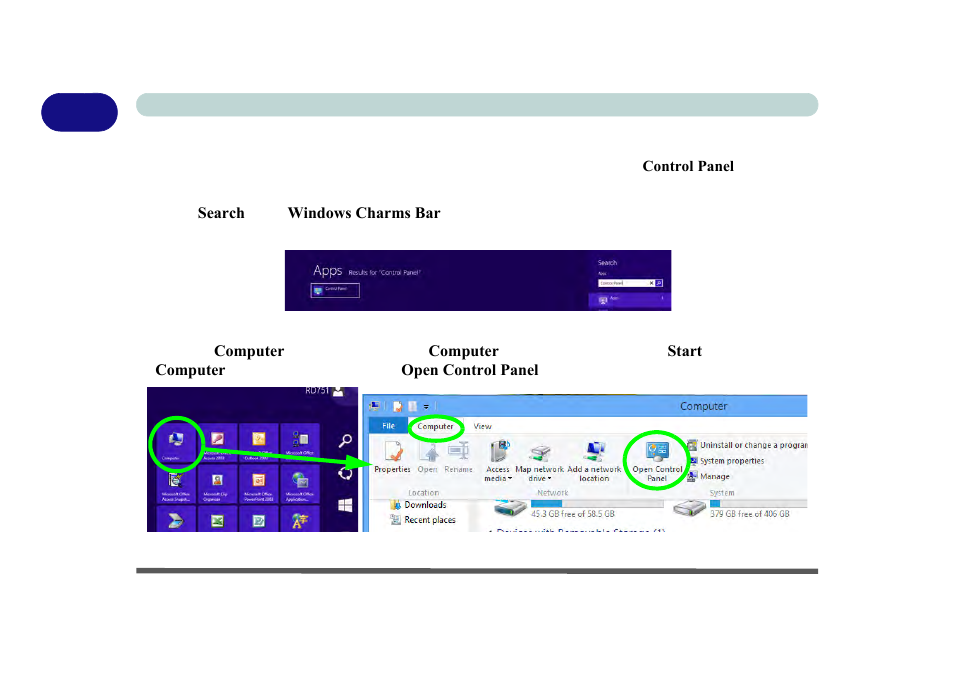 Windows 8 control panel, Windows 8 control panel -22 | Eurocom M3 User Manual | Page 54 / 265