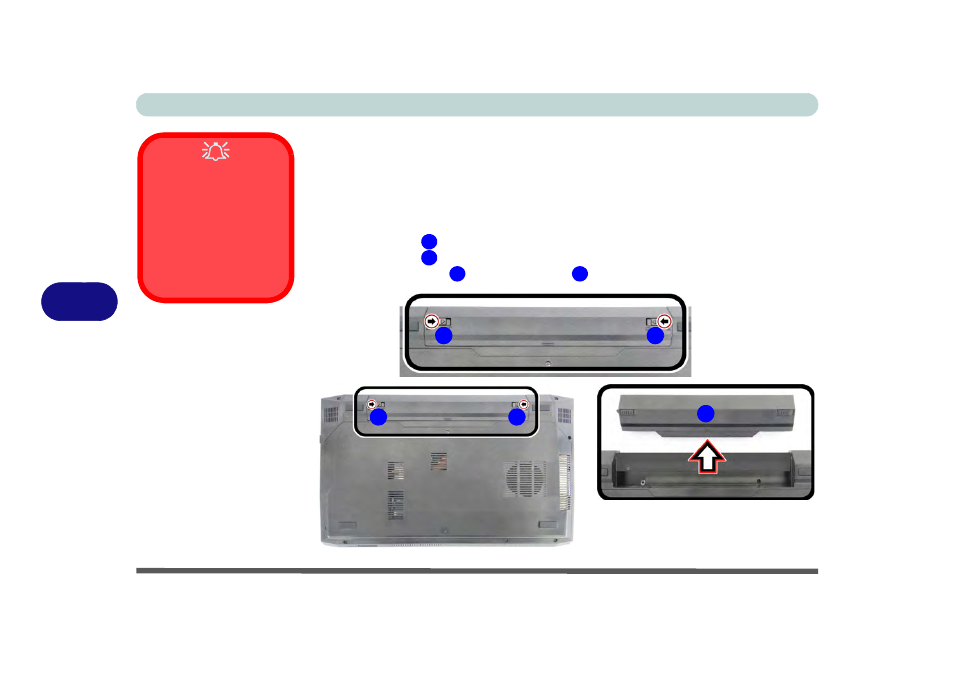 Removing the battery, Removing the battery -4 | Eurocom M4 User Manual | Page 120 / 276