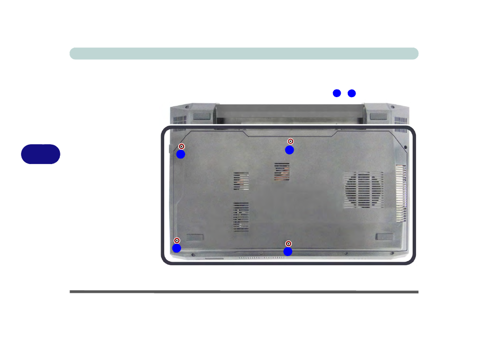 Removing the component bay cover, Removing the component bay cover -6 | Eurocom M4 User Manual | Page 122 / 276