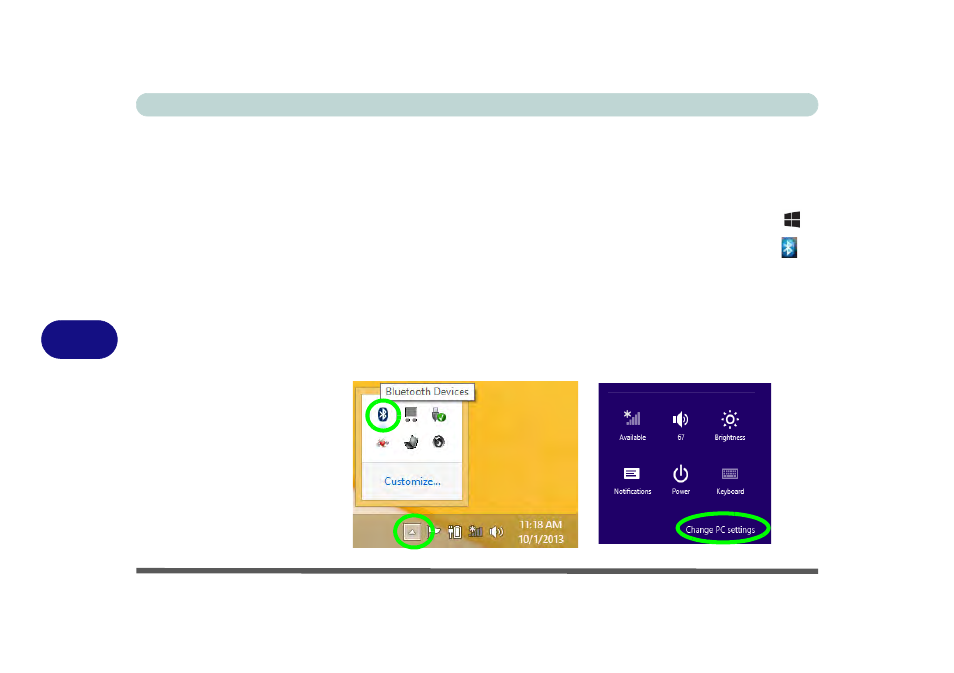 Bluetooth configuration in windows, Bluetooth configuration in windows -28, For configura | 7bluetooth configuration in windows | Eurocom M4 User Manual | Page 158 / 276