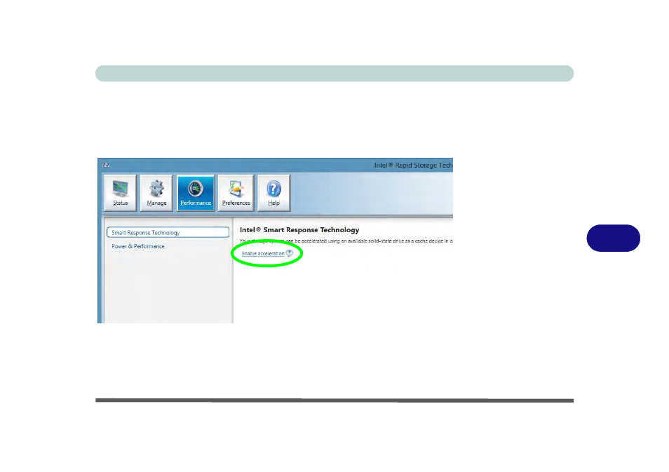 Enabling intel smart response technology, Enabling intel smart response technology -37 | Eurocom M4 User Manual | Page 167 / 276