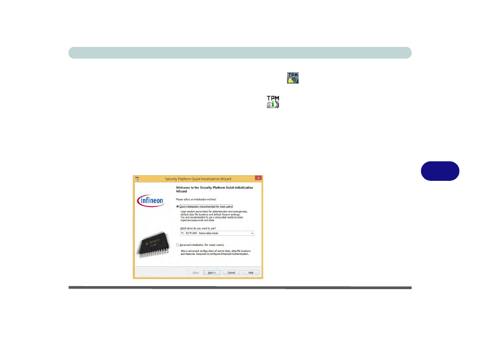 Initializing tpm, Initializing tpm -57, 7initializing tpm | Eurocom M4 User Manual | Page 187 / 276