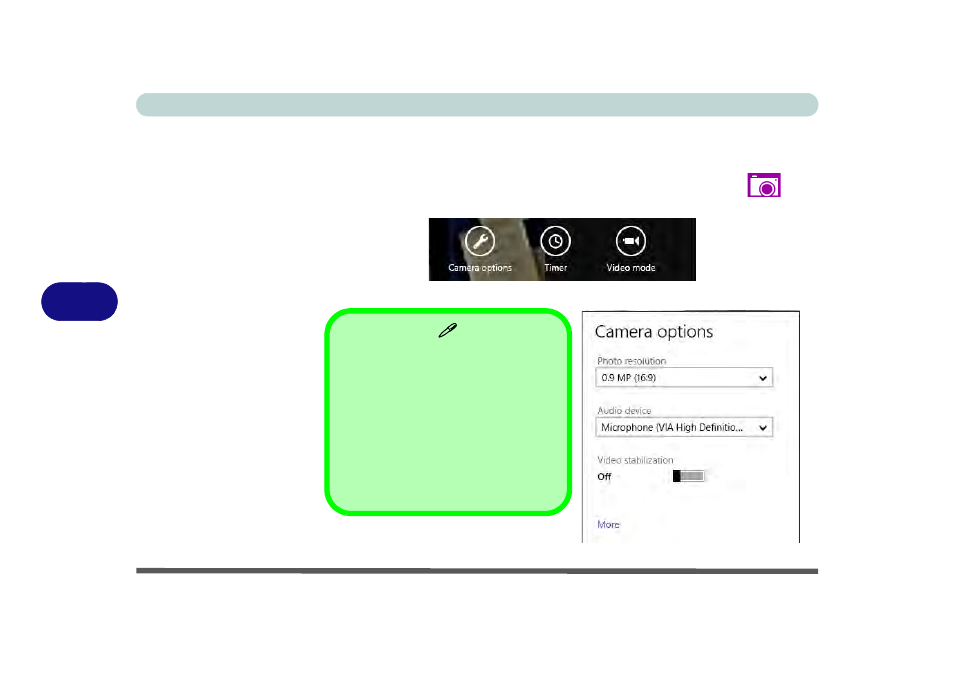 Camera app | Eurocom Armadillo User Manual | Page 148 / 260