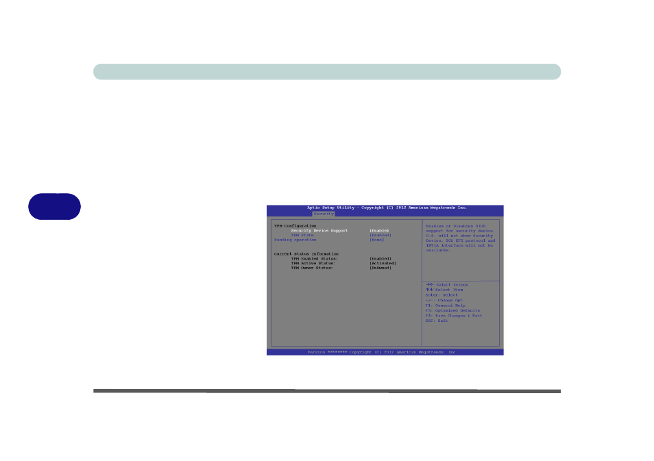 Enabling & activating tpm | Eurocom Armadillo User Manual | Page 168 / 260