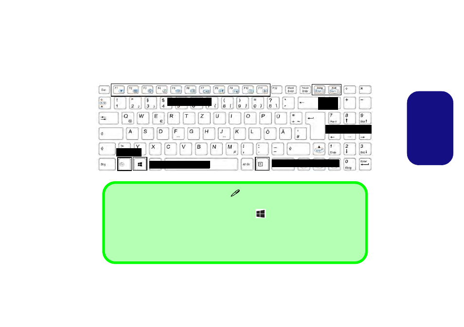 Tastatur, Deutsch | Eurocom Electra User Manual | Page 33 / 114