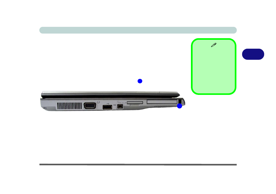 Pc card slot, Inserting and removing pc cards, Pc card slot -7 | Inserting and removing pc cards -7 | Eurocom M620NC TITANIUM User Manual | Page 43 / 140